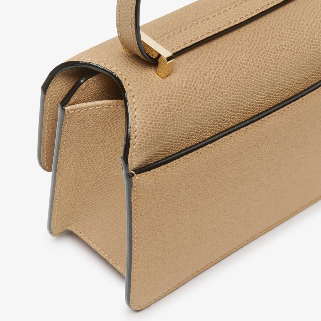 Nolo crossbody Mini bag - Cashmere Beige - Vitello VS - Valextra - 5