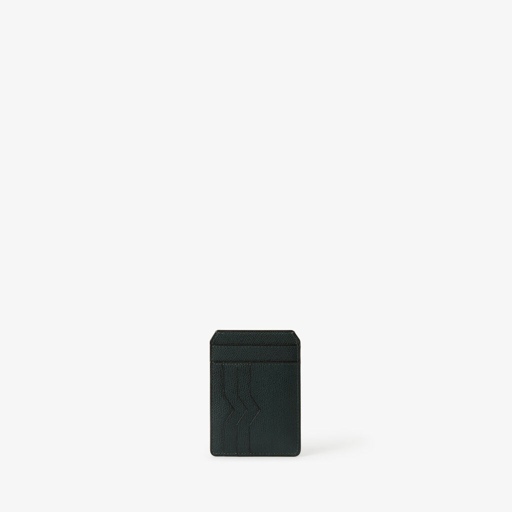 Card Case and Document Holder - Valextra Green - Vitello VS - Valextra - 3