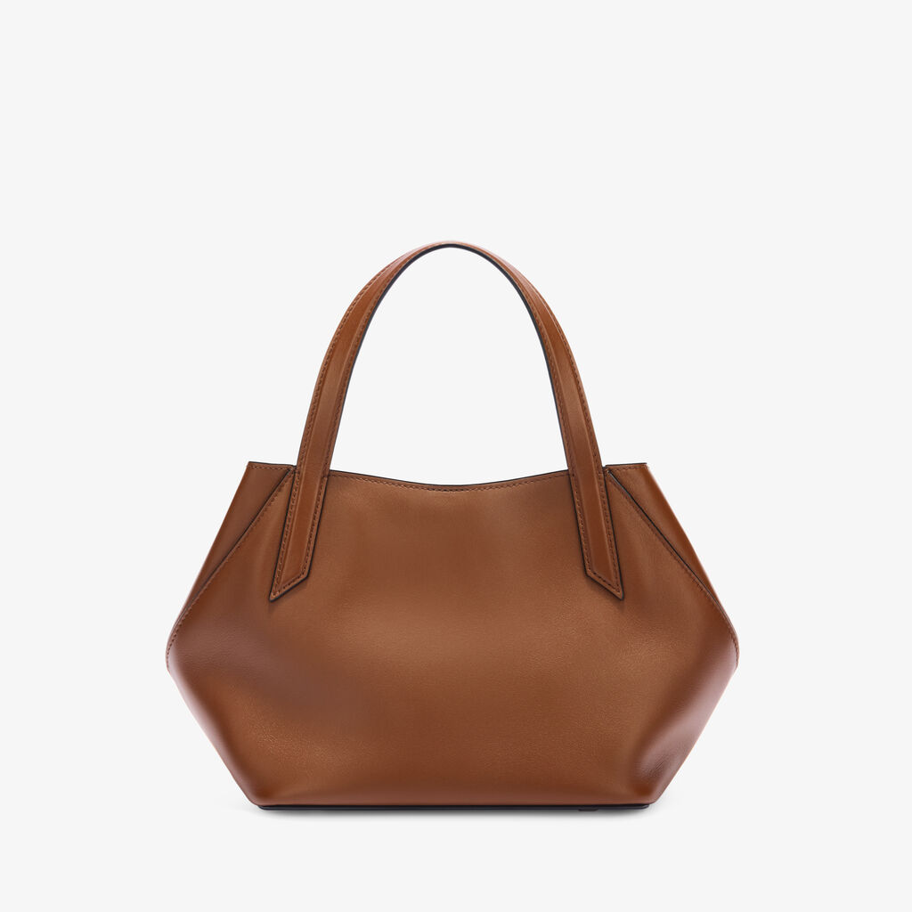 Borsa a Due Manici Gio Sublime - Marrone Cioccolato - Pelle liscia Sublime - Valextra - 7