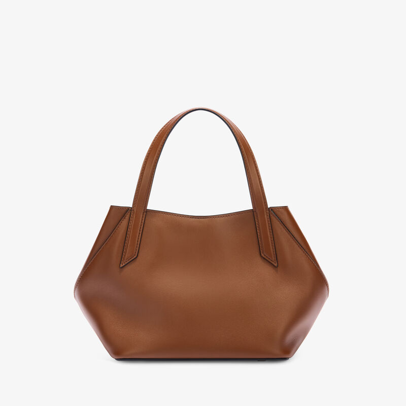 Borsa a Due Manici Gio Sublime - Marrone Cioccolato - Pelle liscia Sublime - Valextra - 7