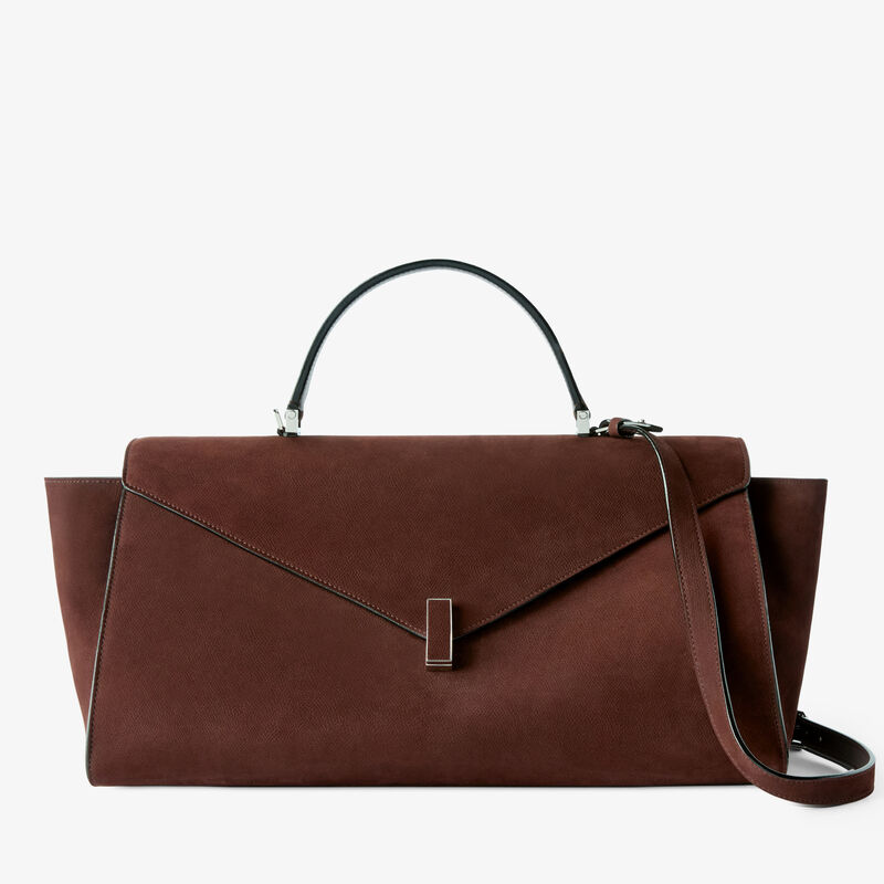 Iside Editor Senso Top Handle Large Bag -  - Vitello Millepunte Nabuk - Valextra - 1