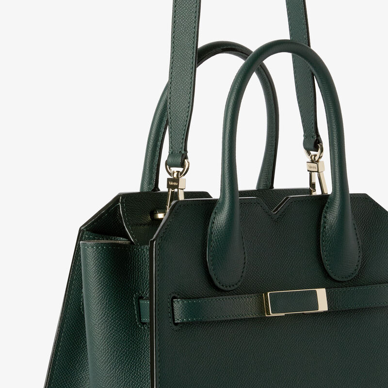 Milano Two Handles Mini Bag -  - Vitello Millepunte Soft - Valextra - 3