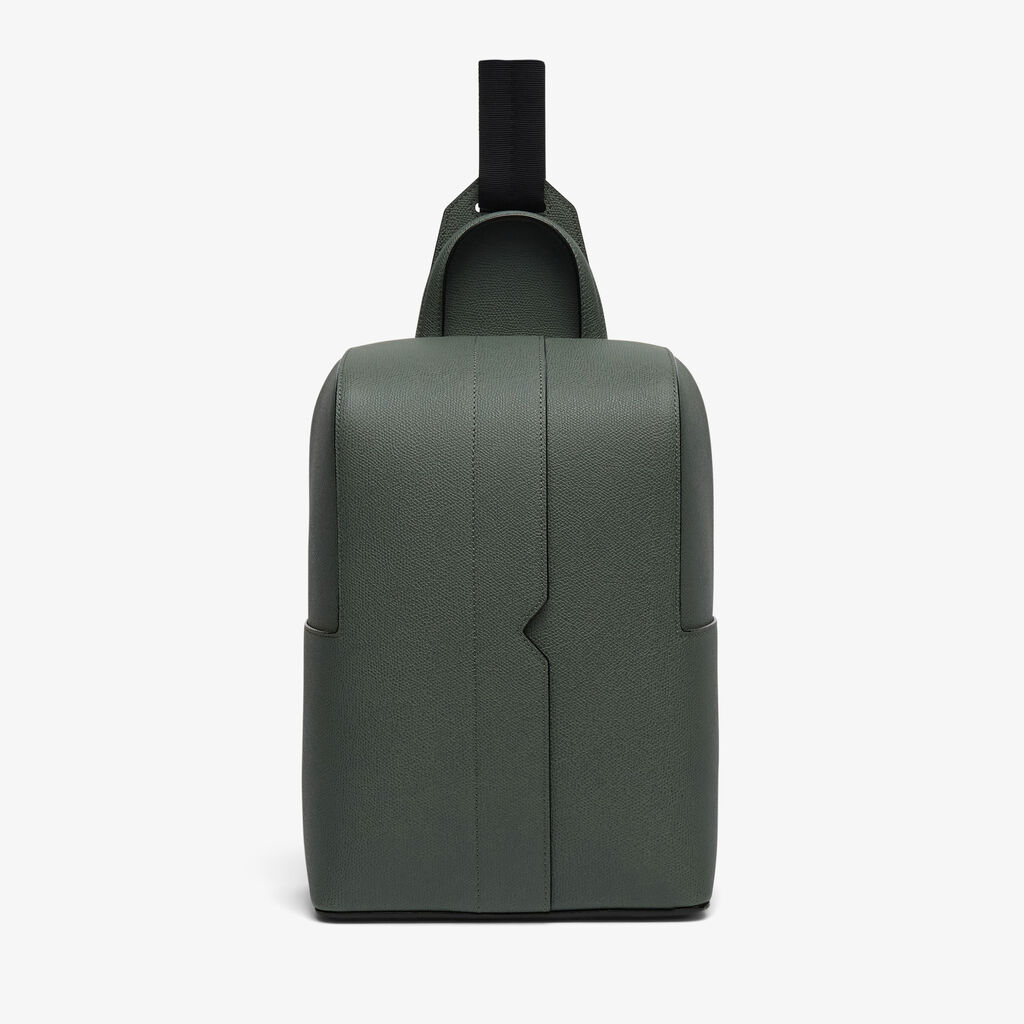 V-line One Shoulder Backpack - Musk Green - Vitello VS - Valextra - 1