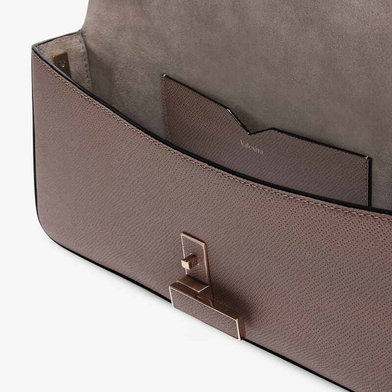 Iside Shoulder Bag - Sahara Brown - Millepunte Soft calf leather - Valextra - 2