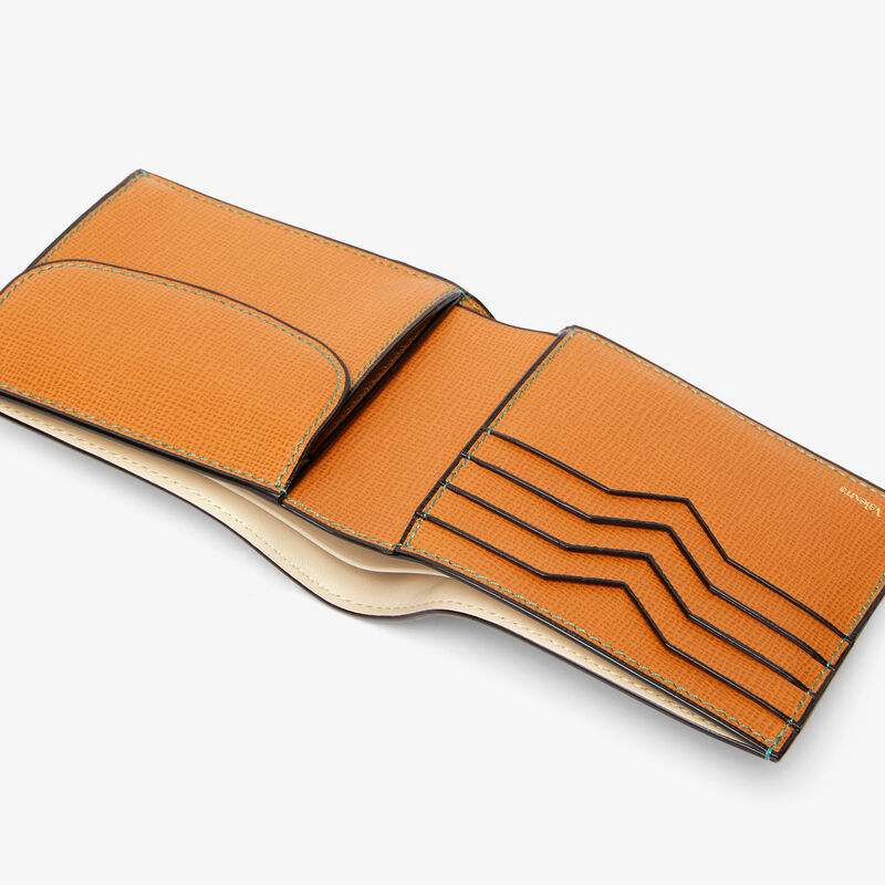 Wallet 4Cc With Coin Holder - Havana Brown - Pav&egrave; calf leather - Valextra - 2