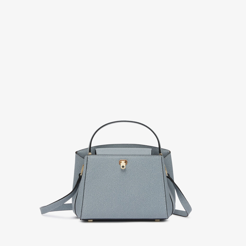 Brera crossbody micro bag - Niagara Blue - Vitello VS - Valextra - 1