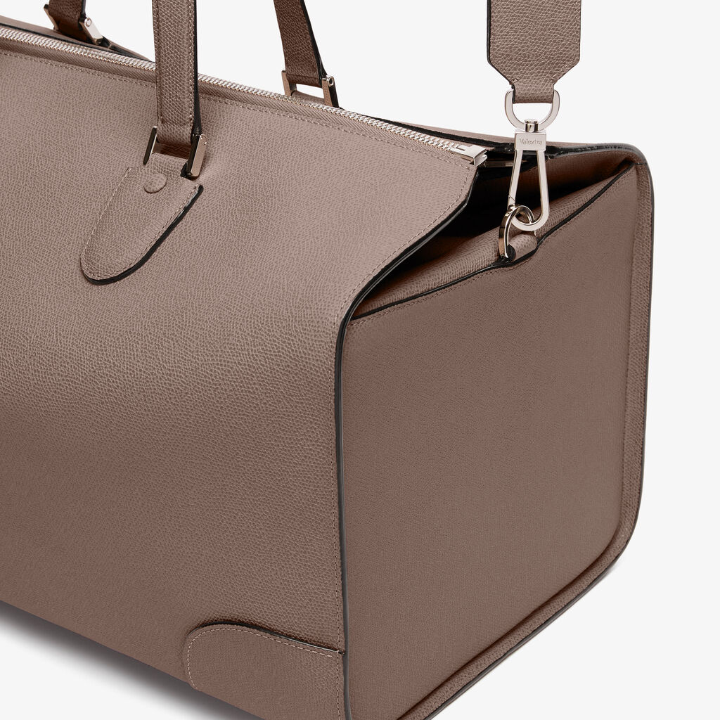 Babila Boston Travel Bag - - Millepunte calf leather - Valextra - 4