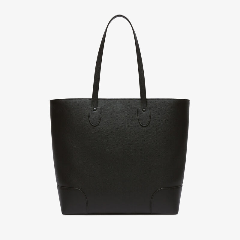 Babila Tote Medium Bag - Black - Millepunte Soft calf leather - Valextra - 4