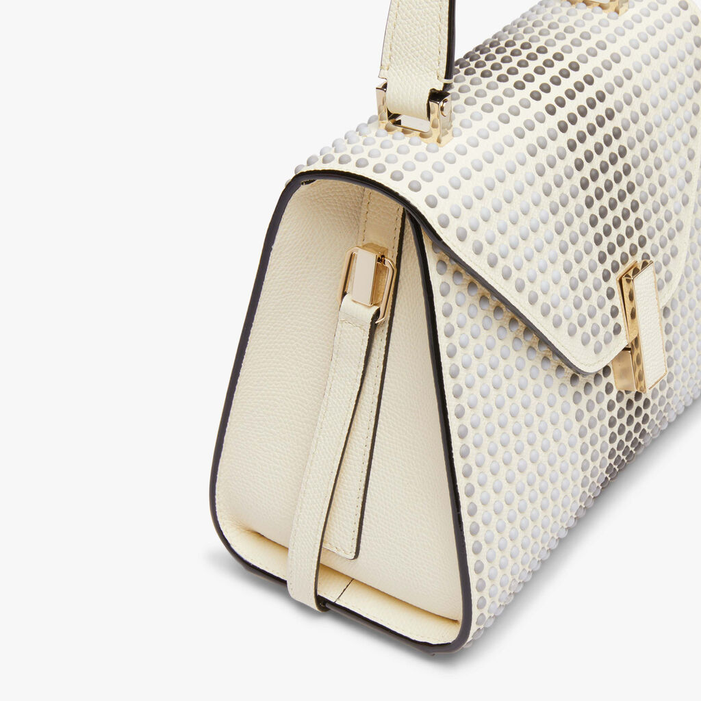 Iside Speckles Top Handle Mini Bag -  - Vitello VS-Borchie Colorate - Valextra - 4