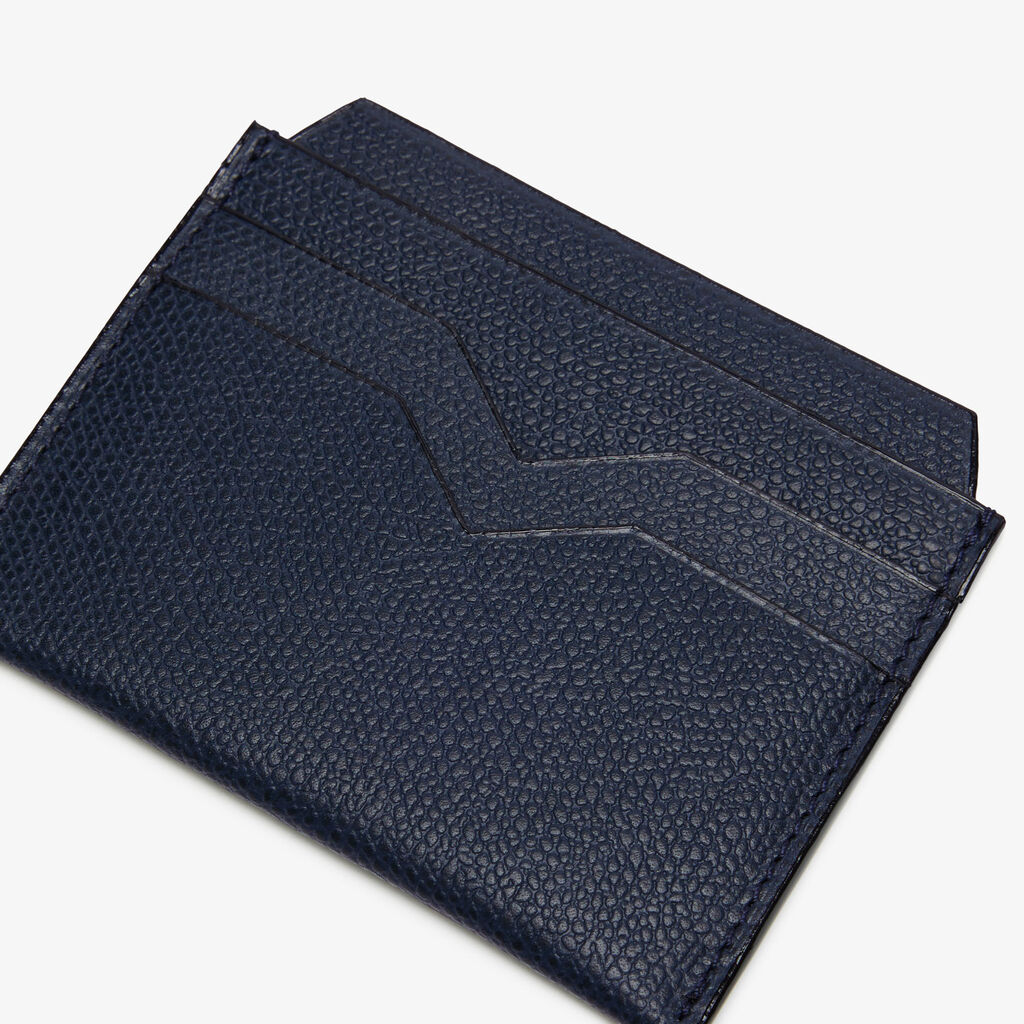 4CC Card Case - Dark Blue - Vitello VS - Valextra - 2