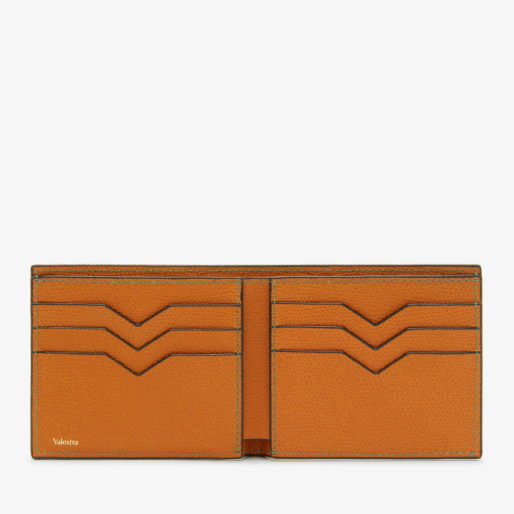 Bifold wallet 6 cc - Havana Brown - Vitello VS - Valextra - 4