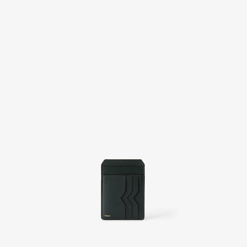Card Case and Document Holder - Valextra Green - Vitello VS - Valextra - 1