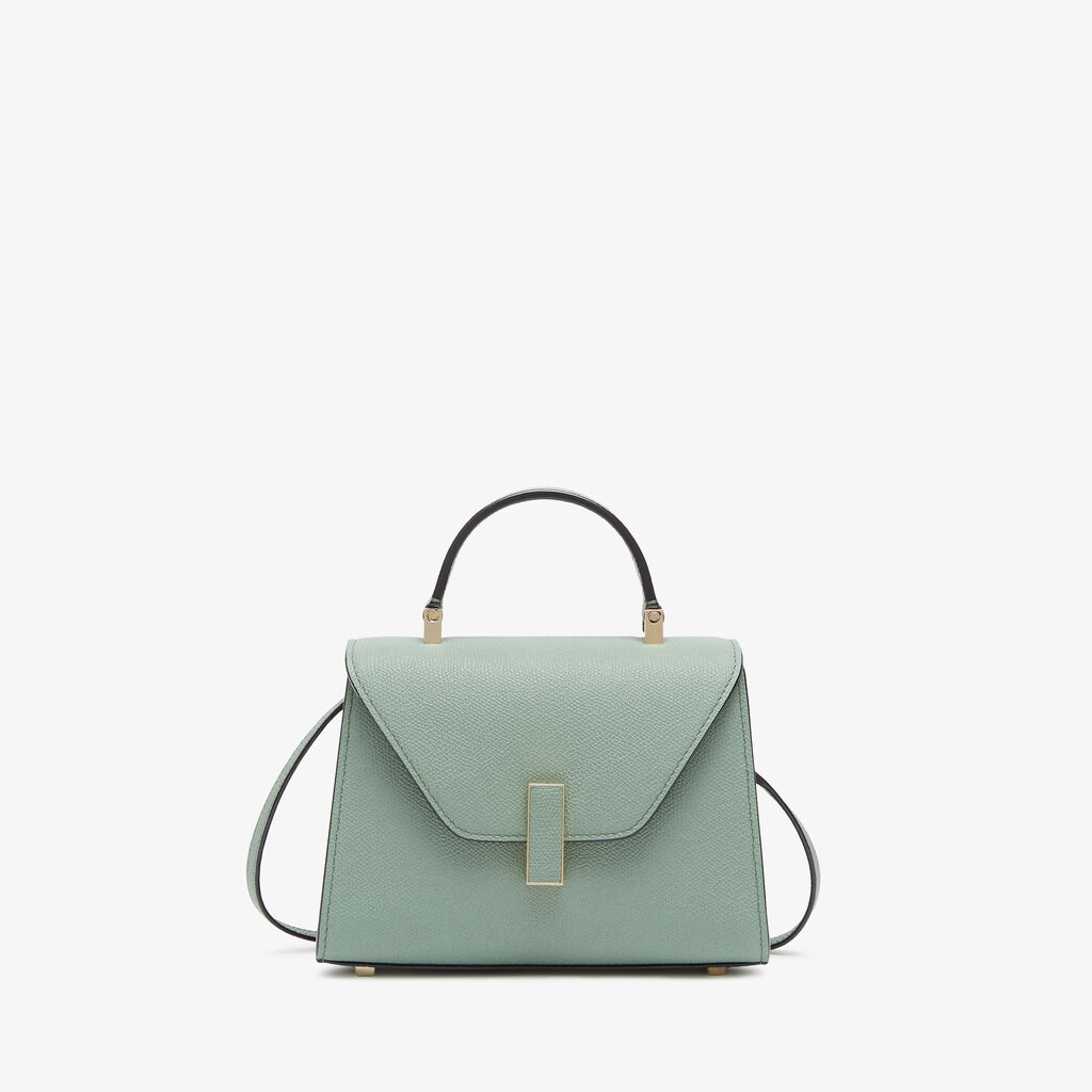 Iside Crossbody Micro bag - Eucalyptus Green - Vitello VS - Valextra - 1