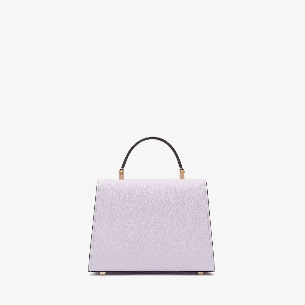 Iside Crossbody Micro Bag - Wisteria Pink - Vitello VS - Valextra - 6