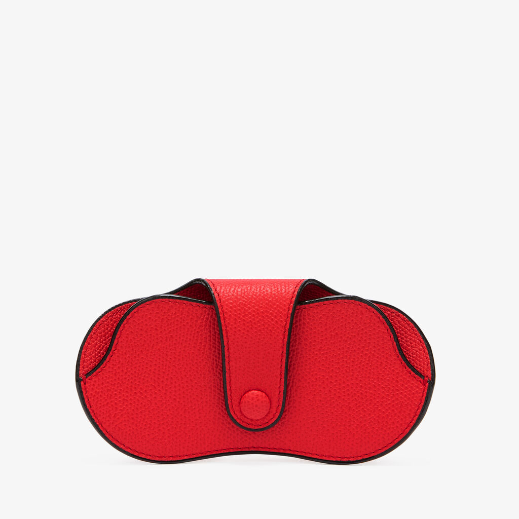 Glasses Case - Crimson Red - Millepunte calf leather - Valextra - 4