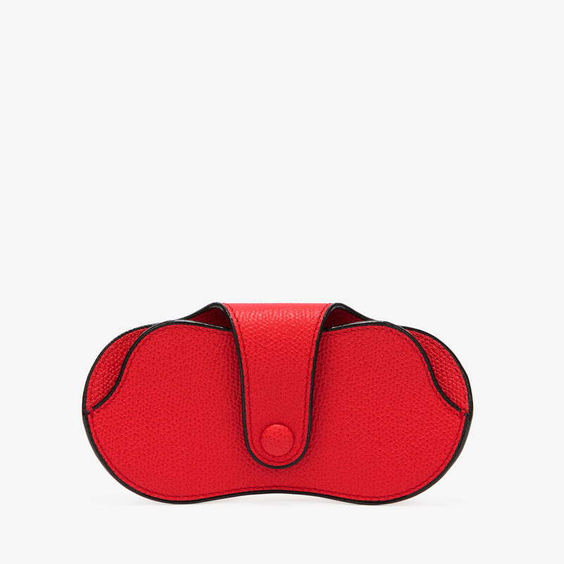 Glasses Case - Crimson Red - Millepunte calf leather - Valextra - 4