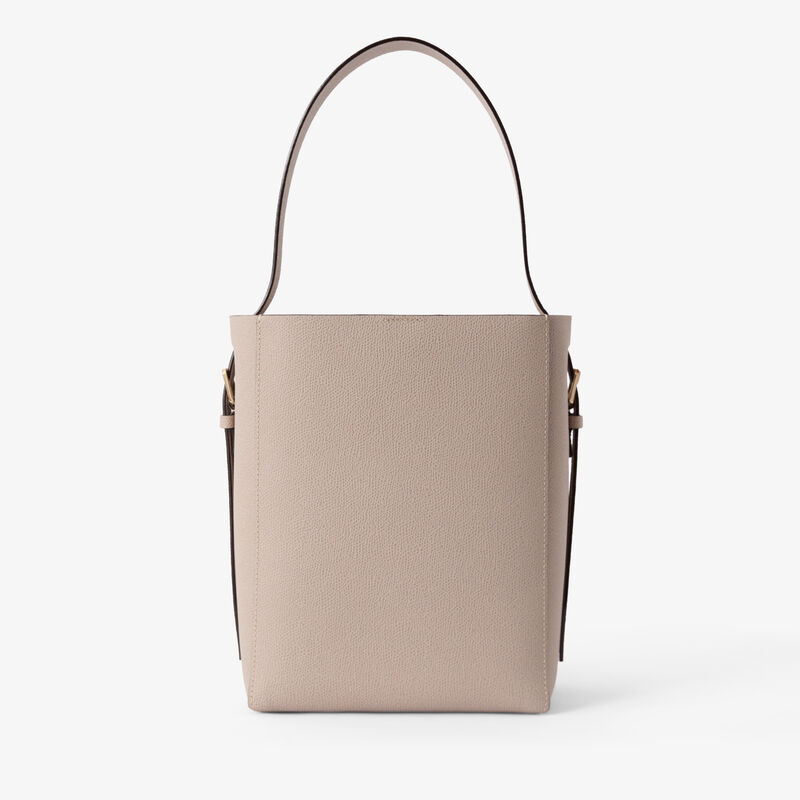 Soft Bucket Mini Bag - Nude Pink - Millepunte calf leather - Valextra - 5