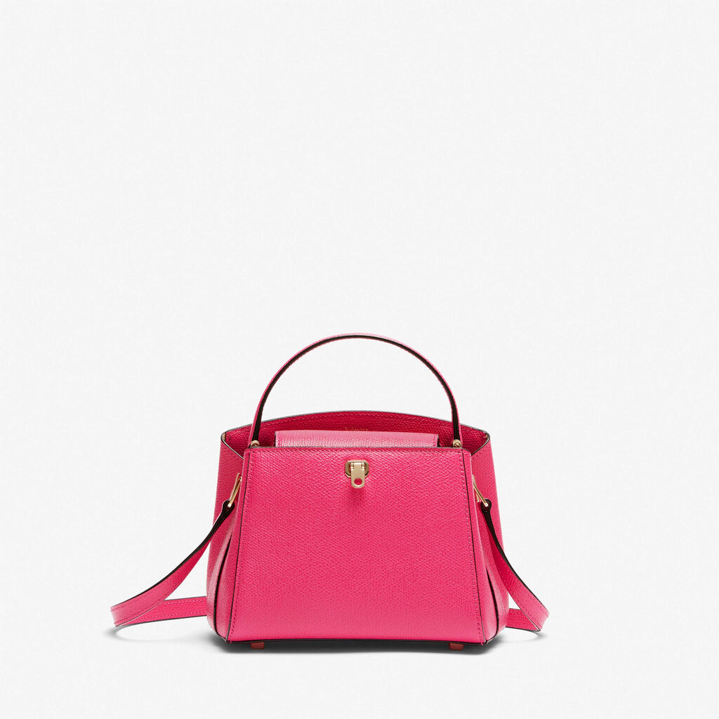 Brera crossbody micro bag - Bubblegum Pink - Vitello VS - Valextra - 1