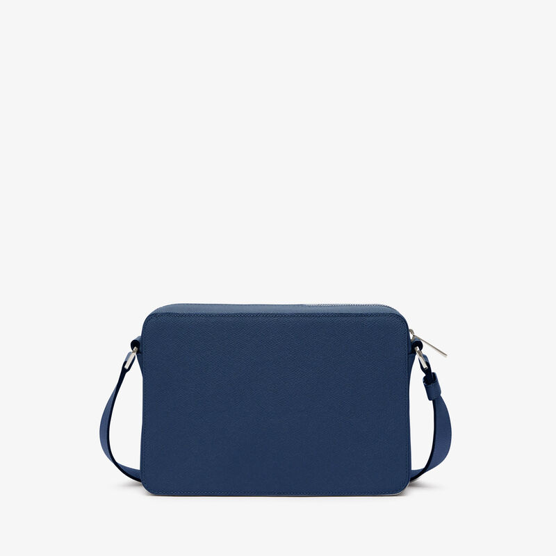 V-line Reporter Bag - Sapphire Blue - Millepunte calf leather - Valextra - 6