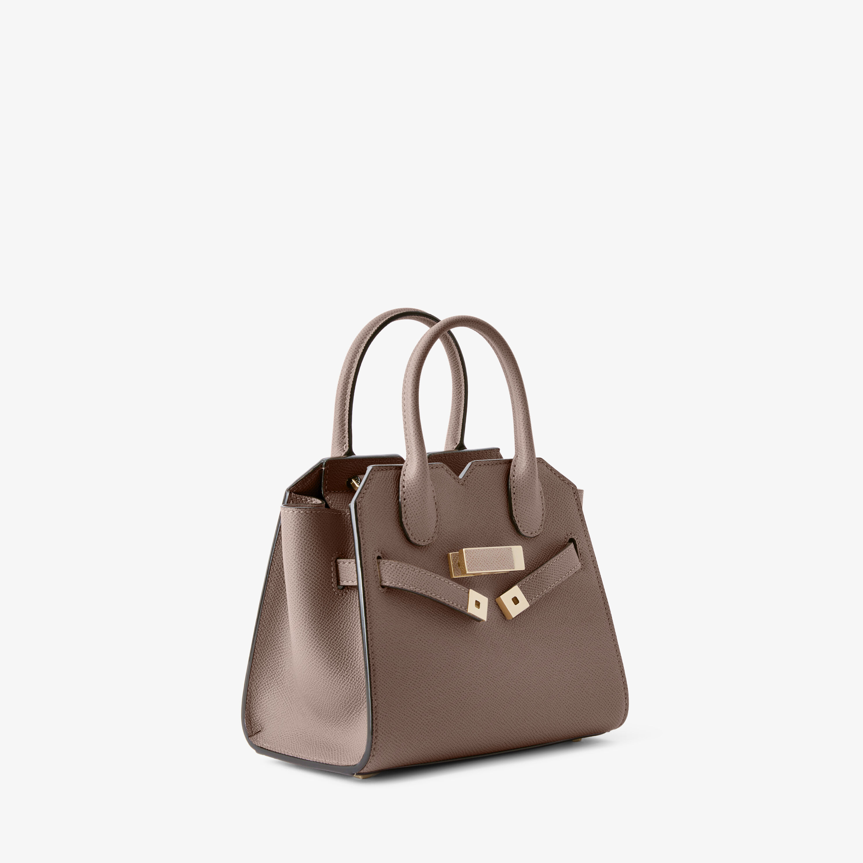 Women's Beige Luxury Leather Crossbody Micro Bag | Valextra