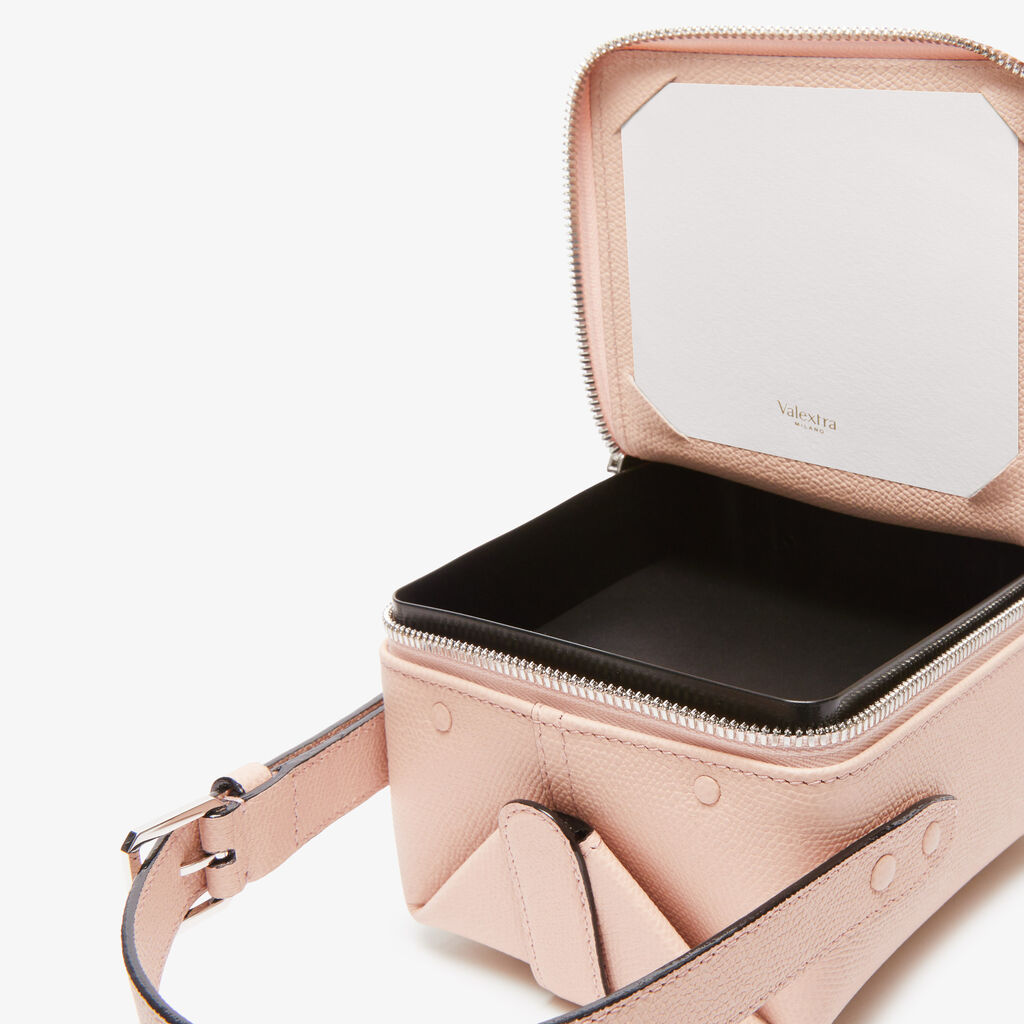 Tric Trac Bag - Bonne Mine Pink - Vitello VS - Valextra - 5