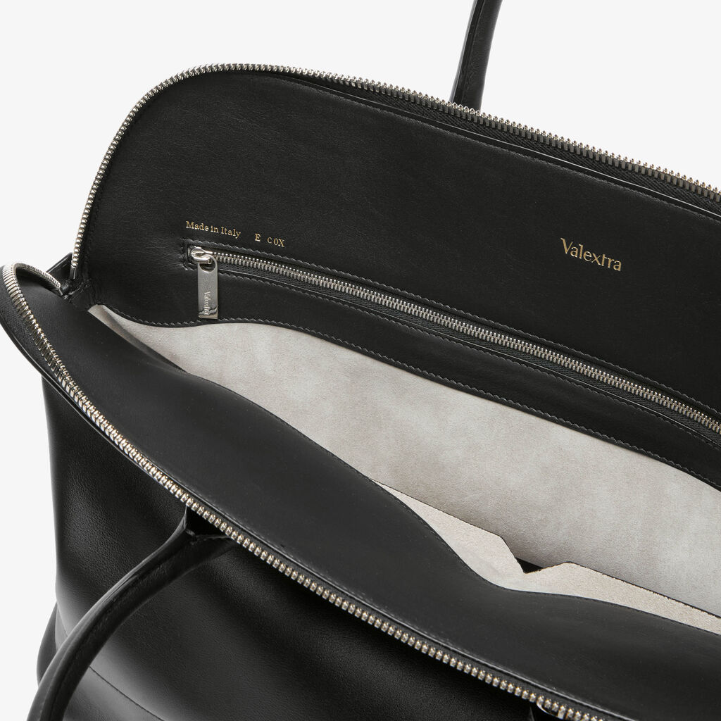 MyLogo Sublime Bowling Bag - - Vitello Sasha - Valextra - 3