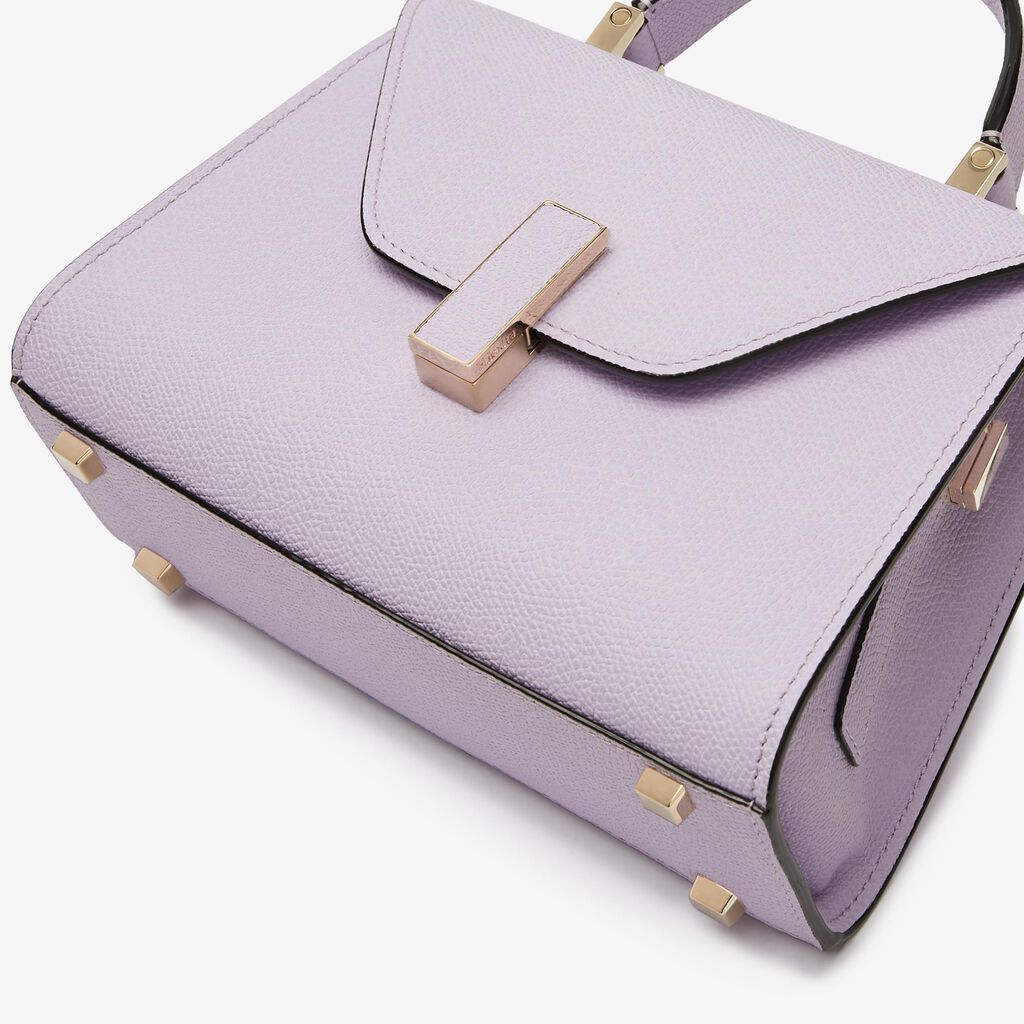 Iside Crossbody Micro Bag - Wisteria Pink - Vitello VS - Valextra - 5