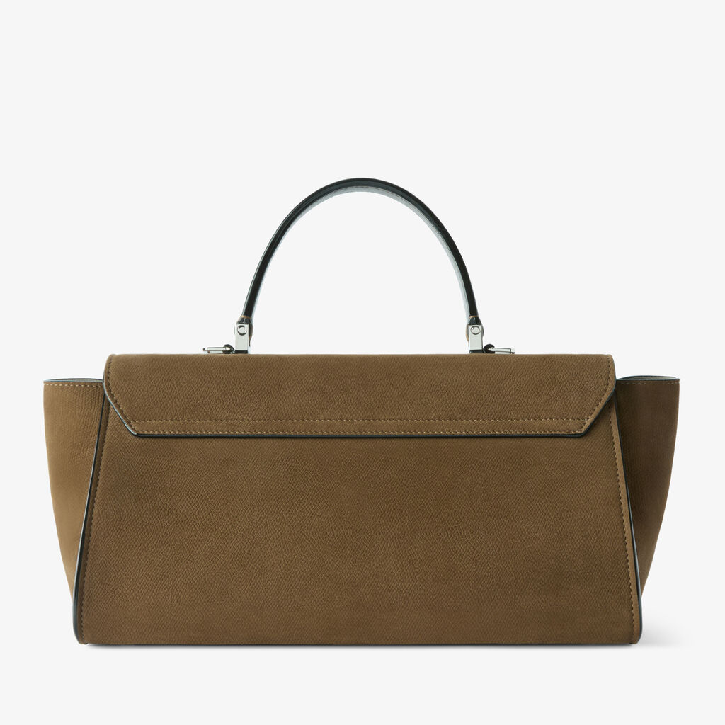 Iside Editor Senso Top Handle Medium Bag -  - Vitello Millepunte Nabuk - Valextra - 5