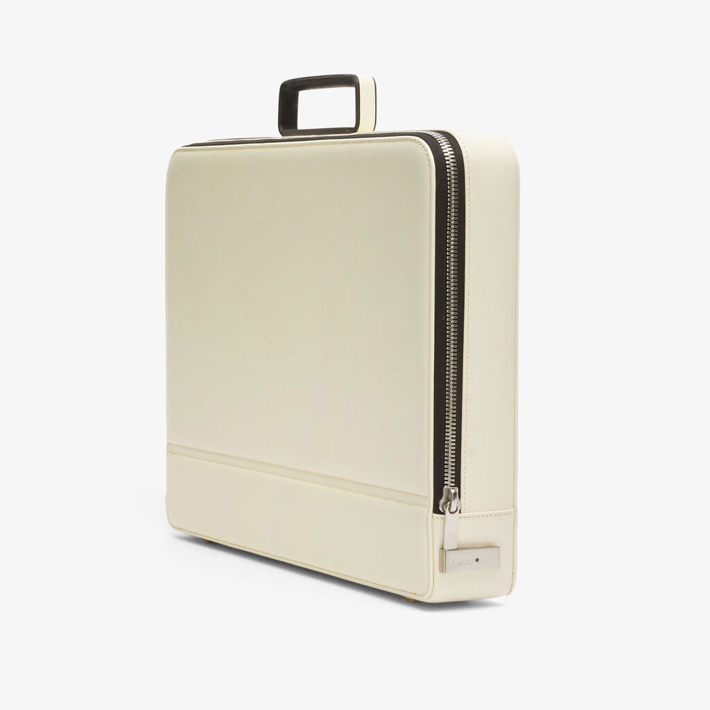 Premier Briefcase 24H - Pergamena White - Cuoio VL - Valextra - 5