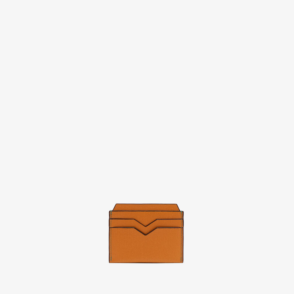 Valextra Porta carte di credito compatto in Pelle Marrone | Valextra