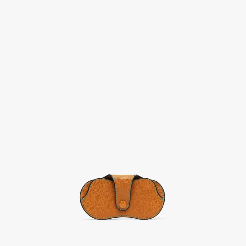 Glasses Case - Havana Brown - Millepunte calf leather - Valextra - 1