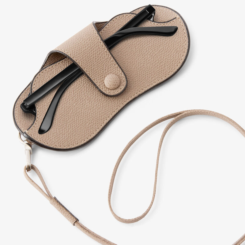 Glasses Case With Lanyard -  - Millepunte calf leather - Valextra - 2