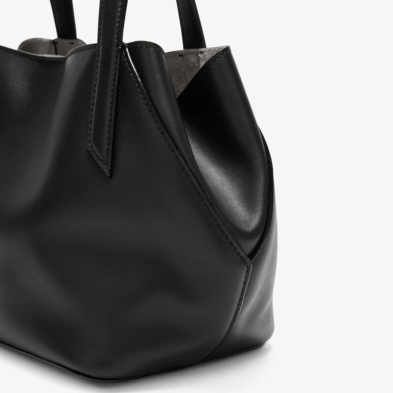 Gio Sublime Two Handles Bag - Black - Sublime smooth leather - Valextra - 6