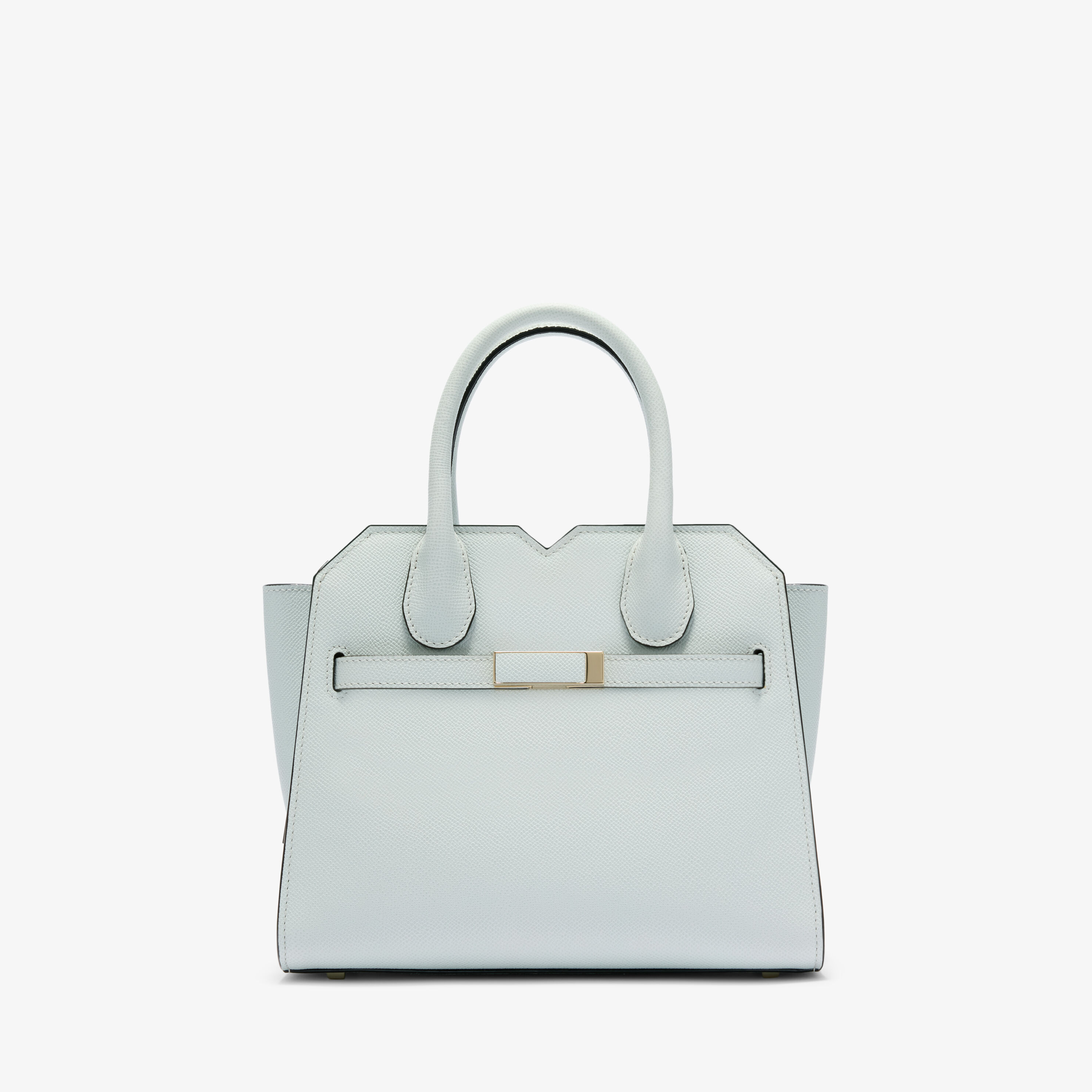 Millepunte Soft calf leather Milano Two Handles Mini Bag in BIC