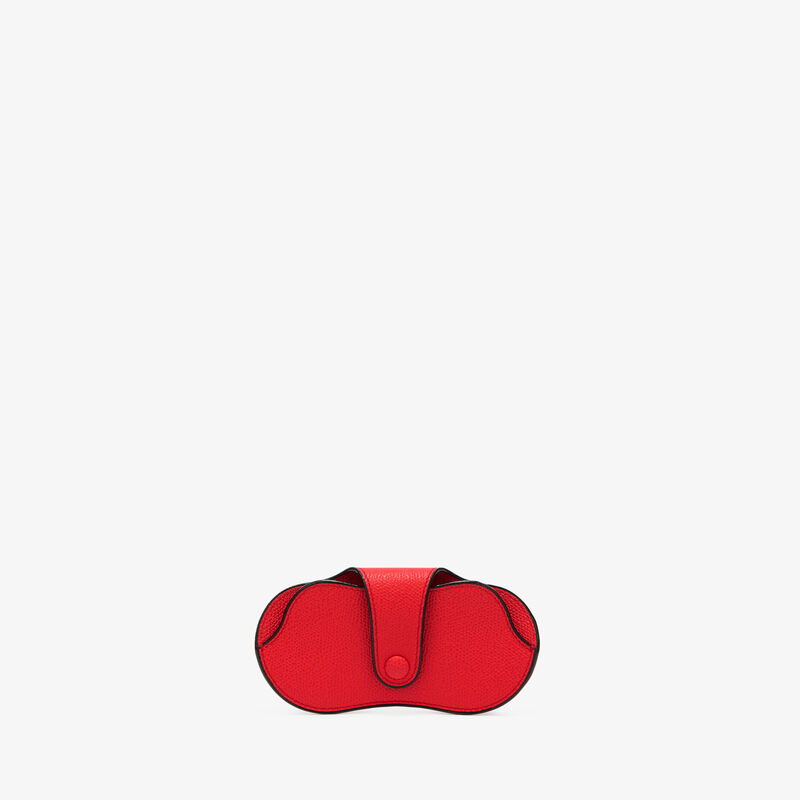 Glasses Case - Crimson Red - Millepunte calf leather - Valextra - 1
