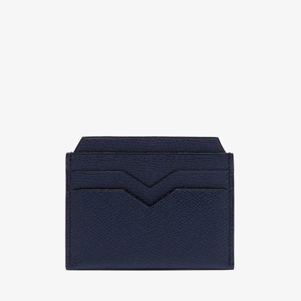 4CC Card Case - Dark Blue - Vitello VS - Valextra - 5