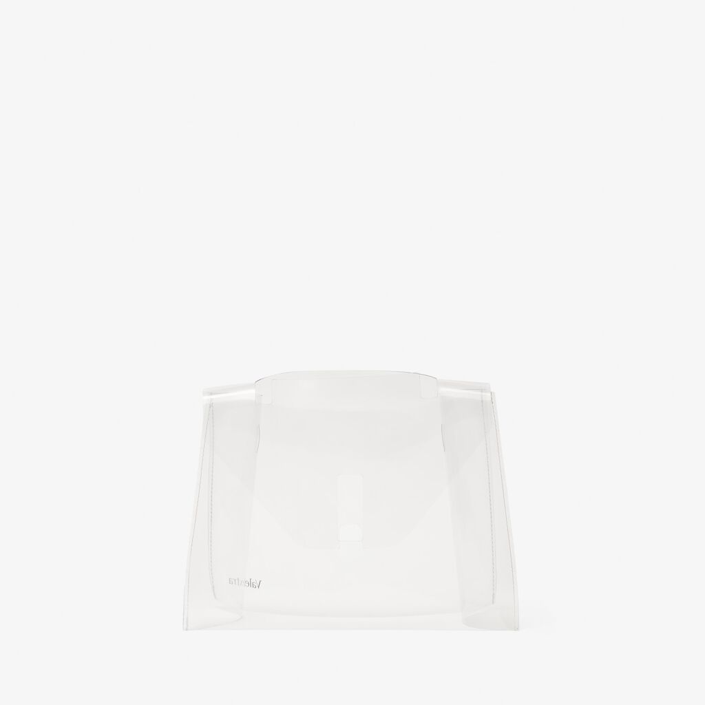 Impermeabile iside Mini - Trasparente - Ecoline Sheer con stampa logo - Valextra - 1