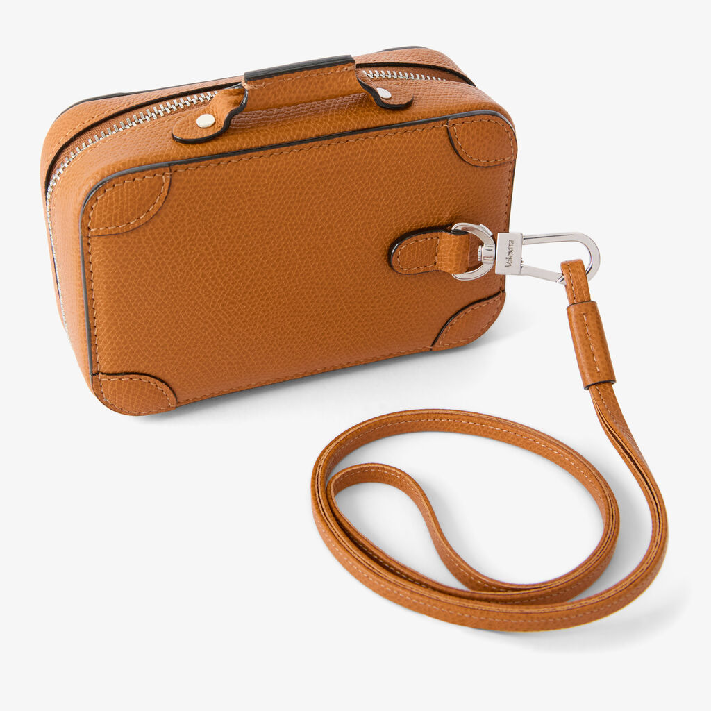 Costa Keychain - Havana Brown - Vitello VS - Valextra - 3