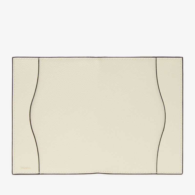 Passport Holder - Pergamena White - Millepunte calf leather - Valextra - 5