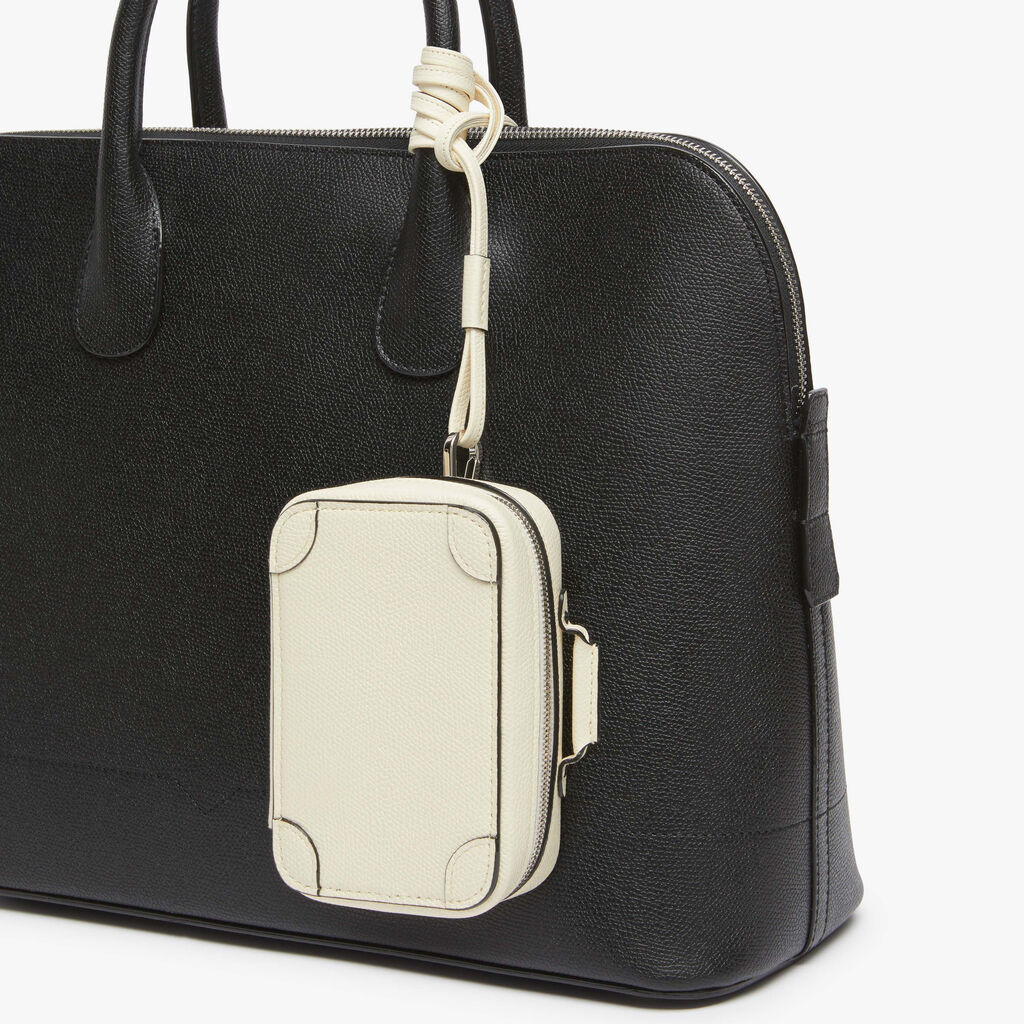 Costa Keychain - Pergamena White - Vitello VS - Valextra - 4