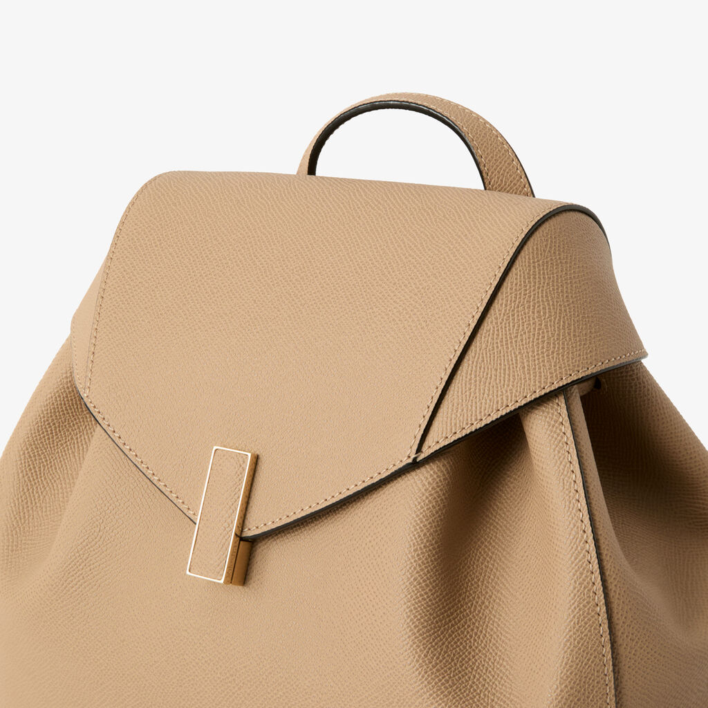 Iside Medium Backpack - Cashmere Beige - Vitello Millepunte Soft - Valextra - 2