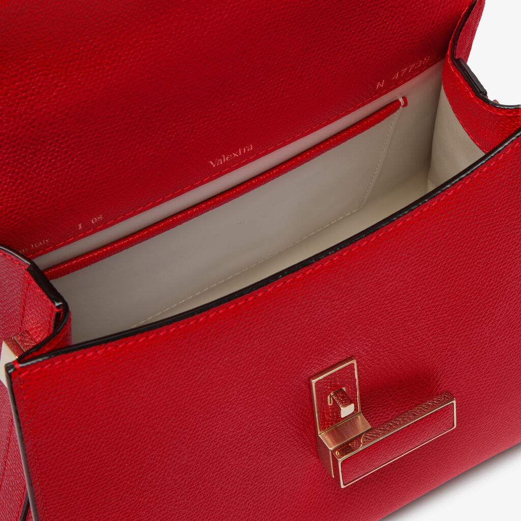 Borsa a Mano Iside Mini - Rosso - Vitello VS - Valextra - 3