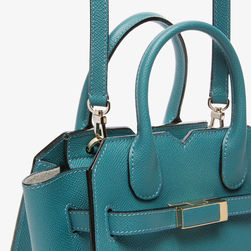 Milano Crossbody Micro Bag - - Vitello Millepunte Soft - Valextra - 4