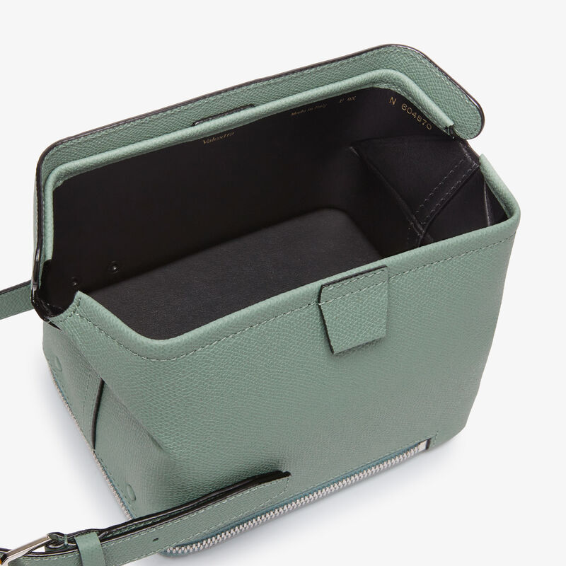 Tric Trac Bag - Eucalyptus Green - Millepunte calf leather - Valextra - 3