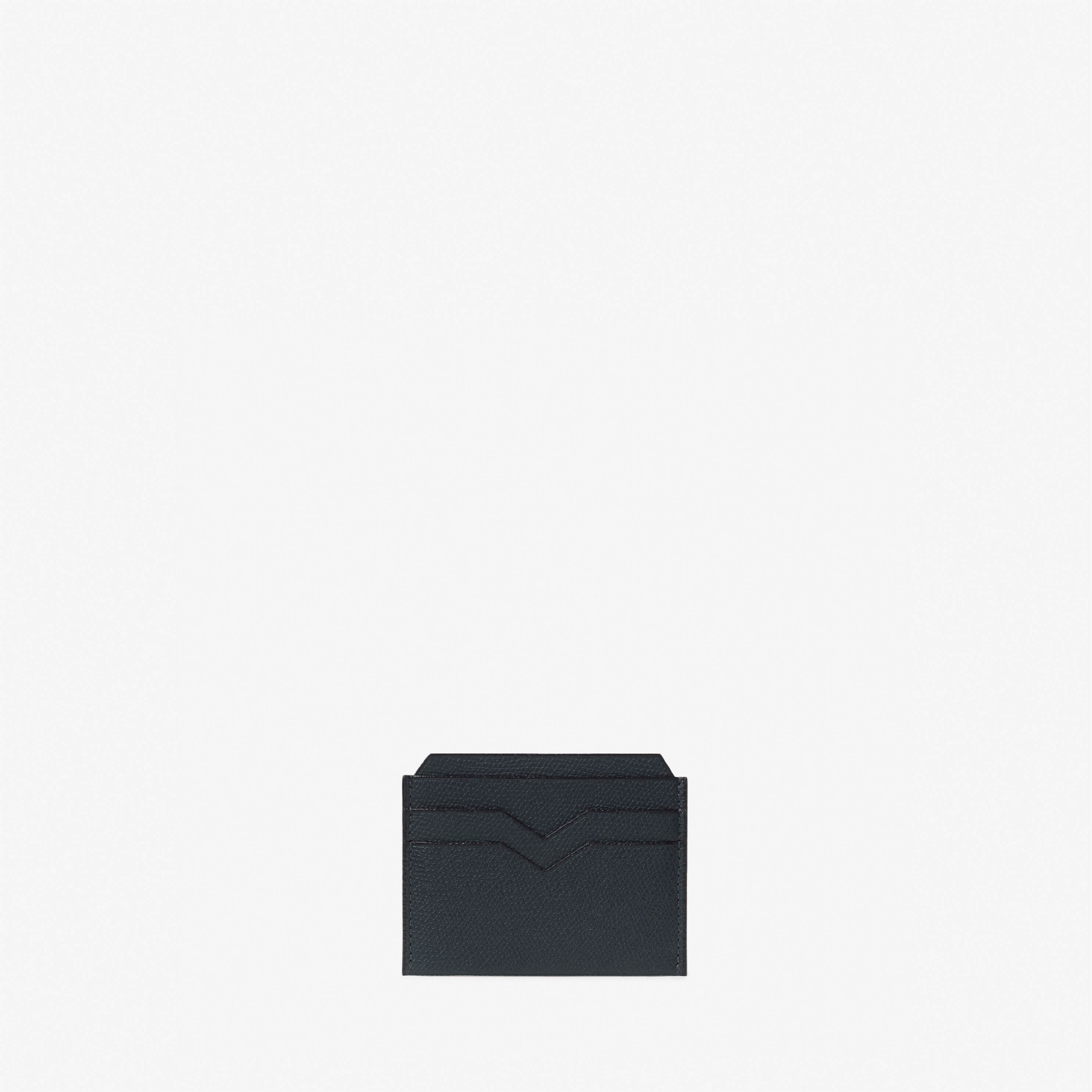 Green Leather Compact credit card holder | Valextra