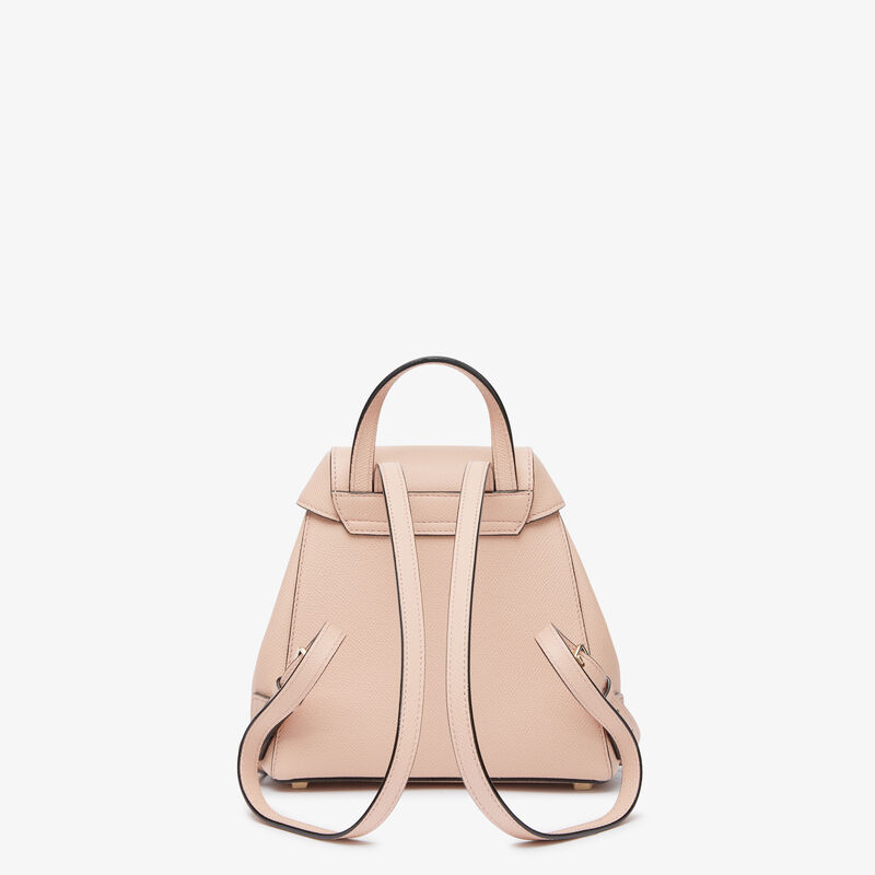 Iside Mini Backpack - Bonne Mine Pink - Millepunte Soft calf leather - Valextra - 5