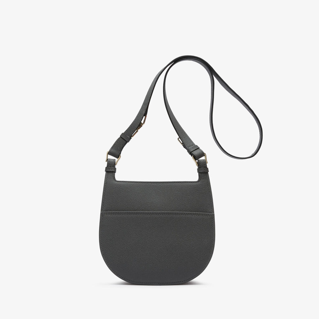 Hobo Weekend Mini Bag - Smokey Grey - Vitello VS - Valextra - 6