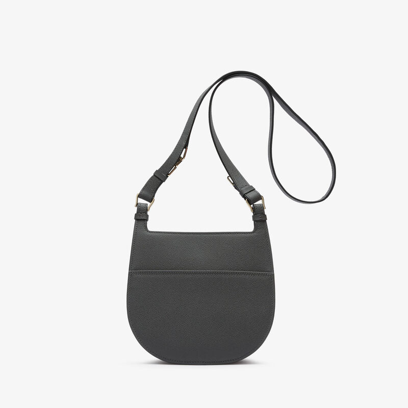 Hobo Weekend Mini Bag - Smokey Grey - Millepunte calf leather - Valextra - 6