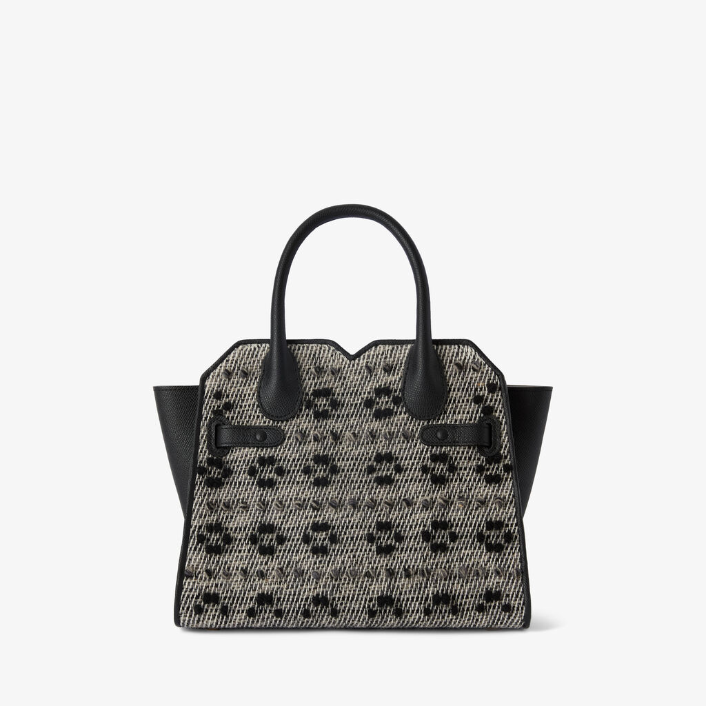 Milano Flowers Pibiones Two Handles Mini Bag -  - Tessuto Pibiones/Vitello Millepunte Soft - Valextra - 6
