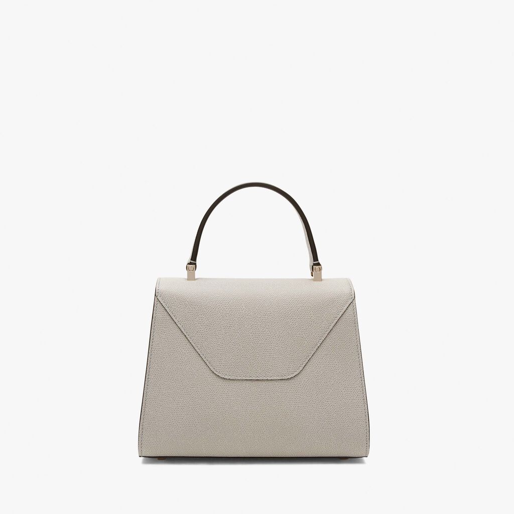 Iside Top handle mini bag - Ash Grey - Vitello VS - Valextra - 6